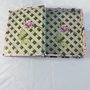 Floral and Butterfly Decorative Box